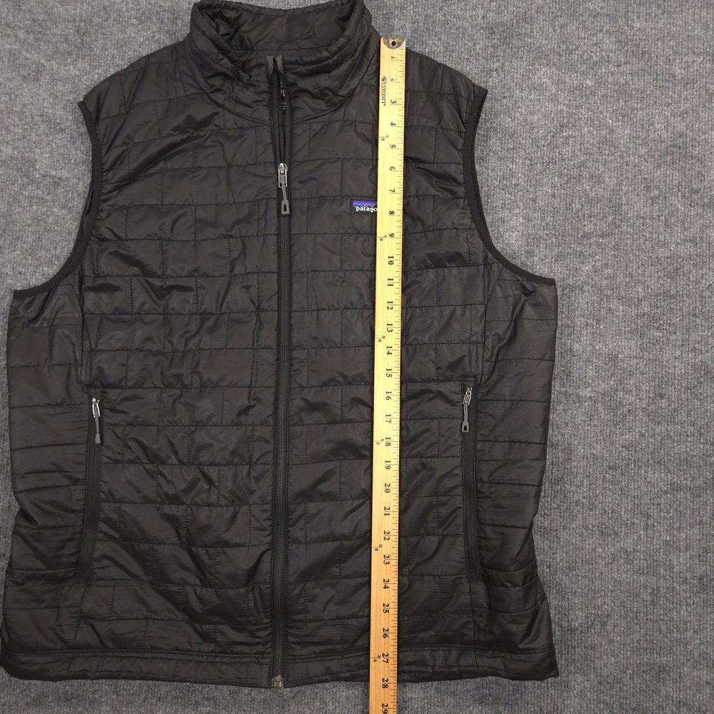 Patagonia Nano Puff Vest Mens XL Black Quilted Primaloft Insulated Lined Outdoor - Picture 6 of 10